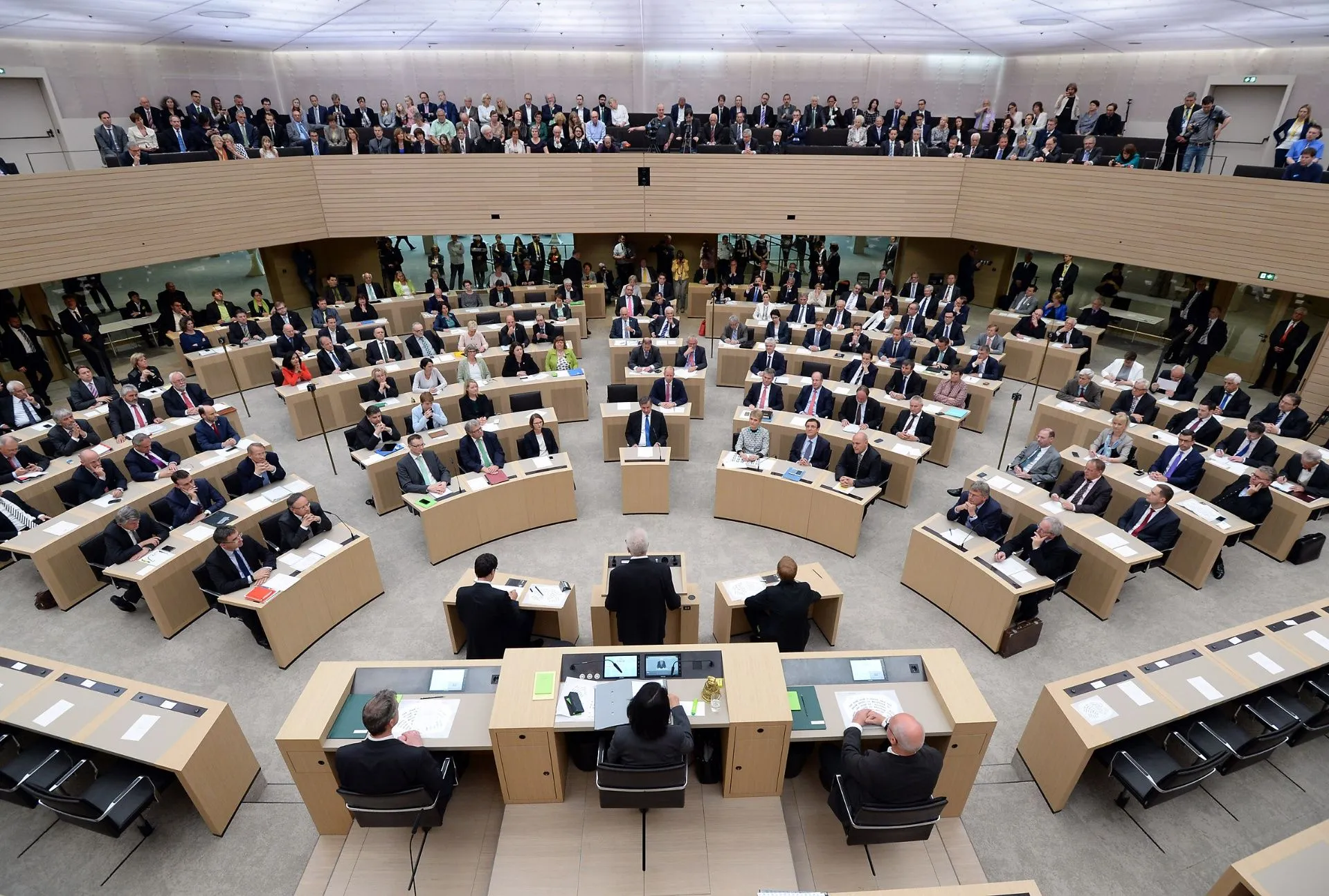 Plenarsaal Landtag Baden-Württemberg