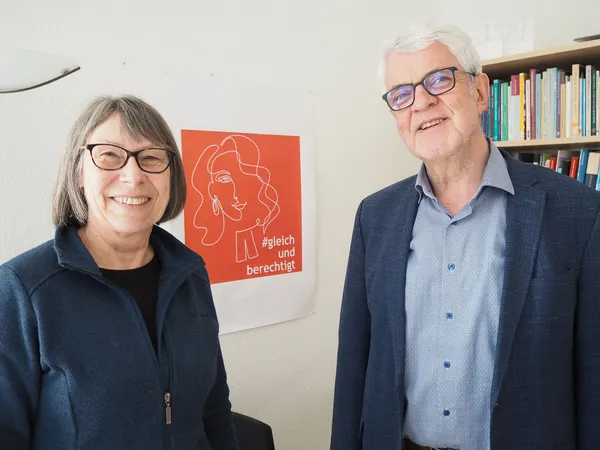 Quelle: ekiba / Monika Hautzinger Dagmar Zobel und Traugott Schächtele
