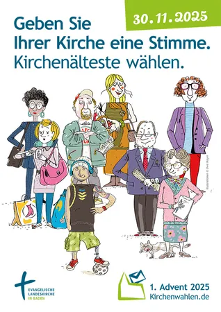 Quelle: Uwe Mayer Illustration zur Kirchenwahl