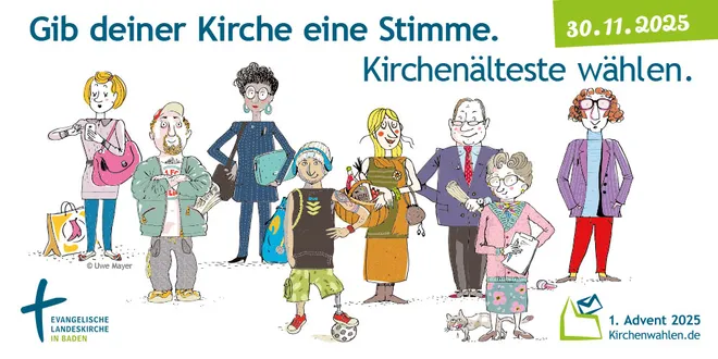 Quelle: Uwe Mayer Illustration zur Kirchenwahl