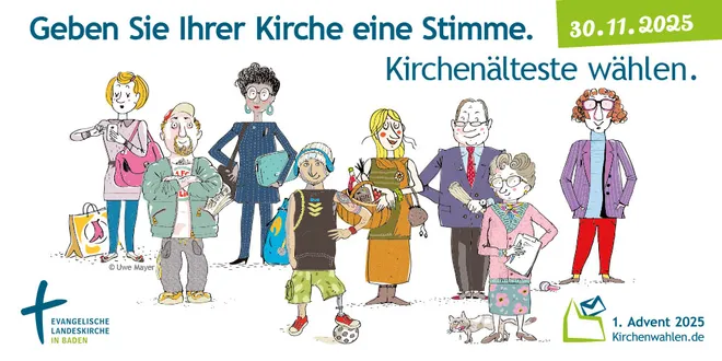 Quelle: Uwe Mayer Illustration zur Kirchenwahl