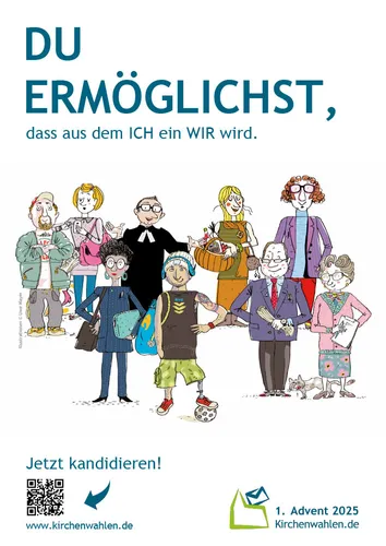 Quelle: EOK Kampagnenmotiv zur Kirchenwahl