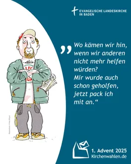 Quelle: Uwe Mayer Illustration zur Kirchenwahl
