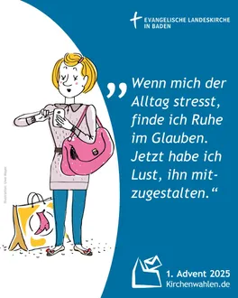 Quelle: Uwe Mayer Illustration zur Kirchenwahl