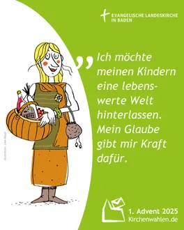 Quelle: Uwe Mayer Illustration zur Kirchenwahl