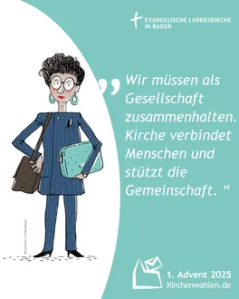 Quelle: Uwe Mayer Illustration zur Kirchenwahl