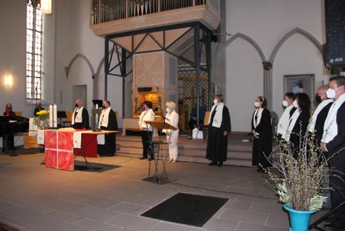 Bild vom Einführungsgottesdienst für den Gemeindeverband