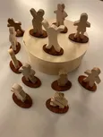 Godly Play Material Volk Gottes, kleine Version: Figuren aus verschiedenen Hölzern