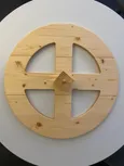 Lebensrad aus Holz für die Arbeit mit Gruppen