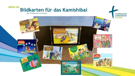 Kamishibai-Erzähltheater und dazu passende Bildkarten
