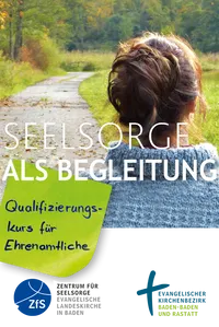 Person auf einen Feldweg gehend mit Logo Quali-Kurse für Ehenamtliche