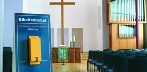 Bibeltextomat in Kirche